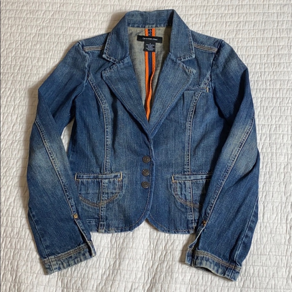 Calvin Klein Denim Blazer